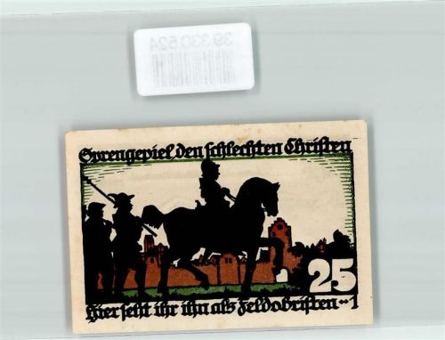 Vechta 1922 Notgeld Vestungh Vechtae 25 Pfennig