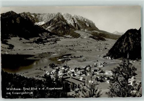 Walchsee Blick v.d. Kugelwand am Kaisergebirge
