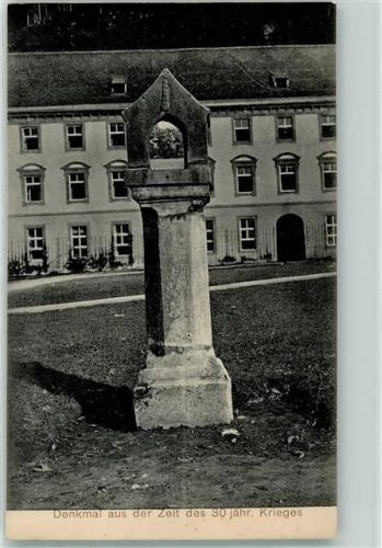 Ettal 1918 Denkmal aus der Zeit des 30 jährigen Krieges Ort lt. Stempel