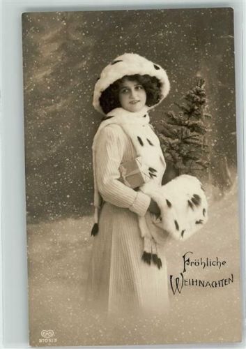 Mode Kl. 'Tannenbaum Weihnachten, es schneit Verlag EAS Serie 3705-3