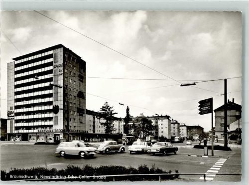 Braunschweig Neustadtring Ecke Celler Straße Hochhaus Deutsche Bank