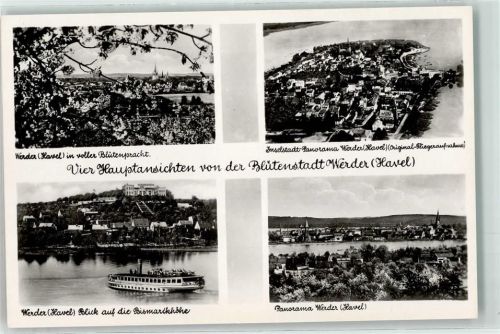 Werder Hotel-Gasthaus Bismarckhöhe Ausflugsdampfer