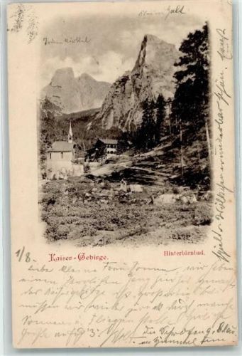 Ellmau Kaiser Gebirge Ellmauer Haltspitze Kreuz Kapelle Kirche Hinterbärnbad Hüttenstempel