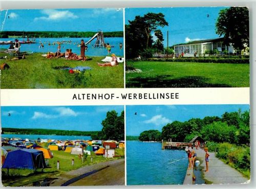 Altenhof Werbellinsee Badestelle Süßer Winkel FDGB Erholungsheim Strandpavillon