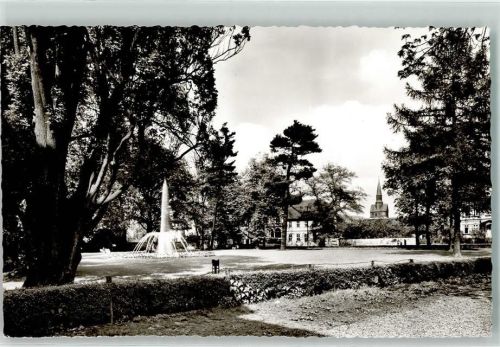 Osterode Kurpark Springbrunnen