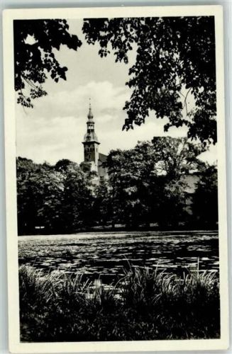 Neuzelle Blick über den Klosterteich