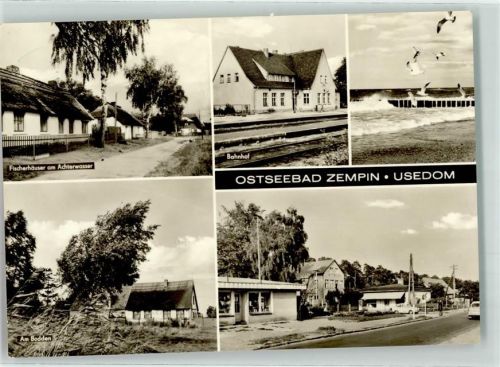 17459 O2237 Zempin - Fischerhäuser Am Bodden Bahnhof Möwen
