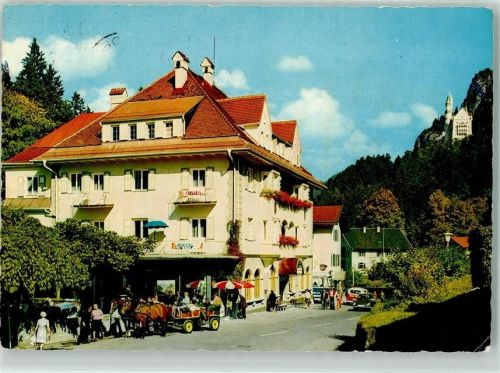 Hohenschwangau Hotel Müller Pferdekutsche Schloß Hohenschwangau