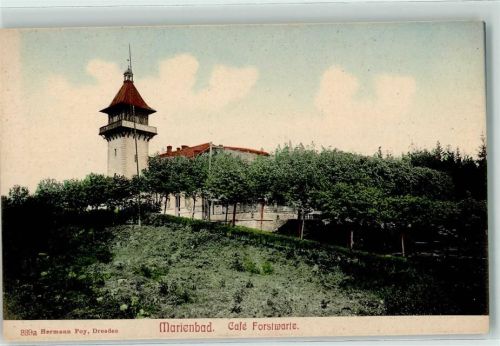 Marianske Lazne Cafe Forstwarte Turm
