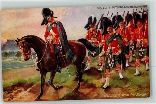 Schottland Highländers Tucks Oilette Nr.9937 sign.Harry Payne