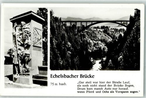 Achen Echelsbacher Brücke Denkmal Gedicht