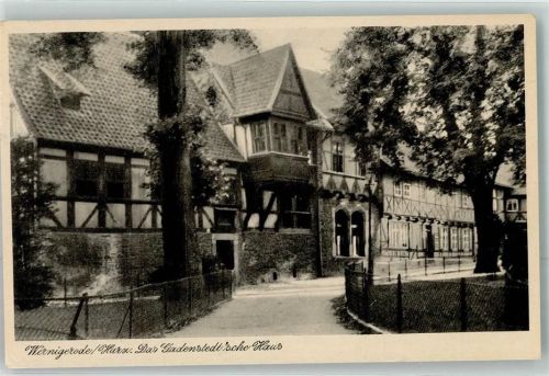 Wernigerode Gadenstedtsche Haus