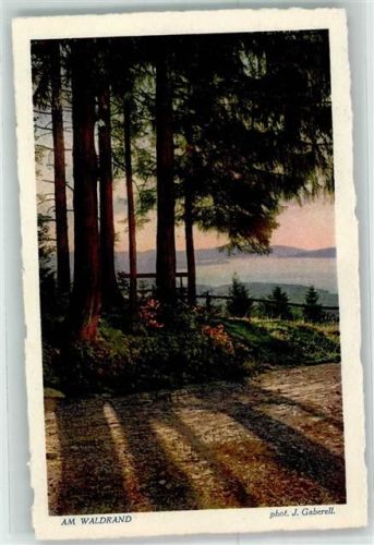 Am Waldrand sign.J.Gabarell Nr.2343