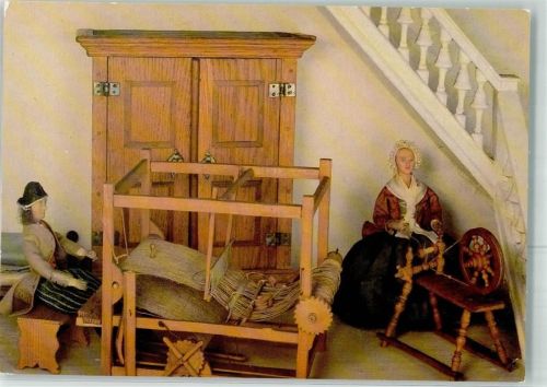 Arnstadt Schlossmuseum histor. Puppensammlung Werkstatt eines Leinewebers