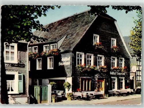 57462 W5960 Olpe , Biggesee Foto AK Gasthaus Sauerland