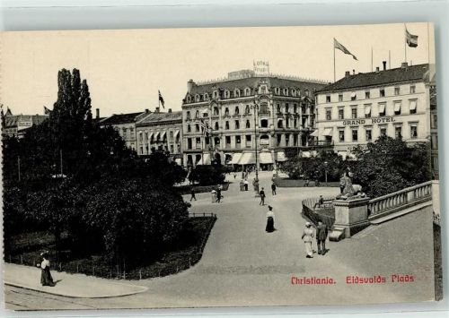 Kopenhagen Freistaat Christiana Eidsvalds Plads Fahne Löwe