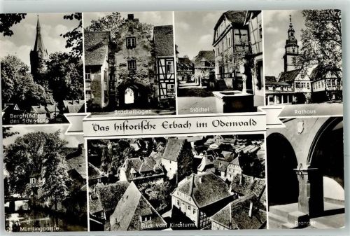 Erbach Schloss Bergfried Denkmal Pranger Rathaus