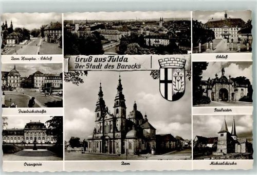 Fulda Dom Paulustor Michealiskirche Oragerie Wappen