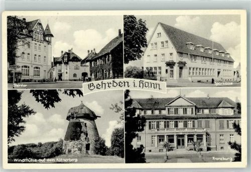 30989 W3007 Gehrden , Han - Steintor Windmühle auf dem Kötnerberg Sparkasse Franzburg