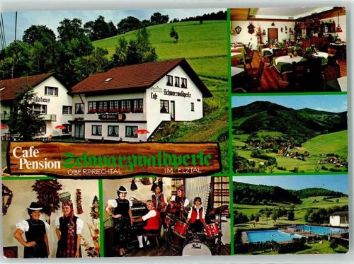 Elzach Cafe-Pension Schwarzwaldperle Schwimmbad Trachten Trachtenkapelle