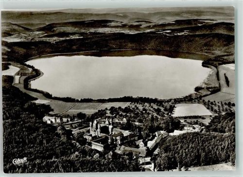 Maria Laach Abtei Maria Laach Laacher See Fliegeraufnahme