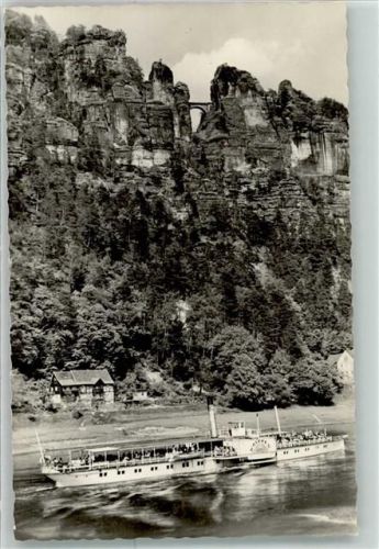 Raddampfer Krippen Bastei