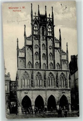 Münster 1914 Rathaus