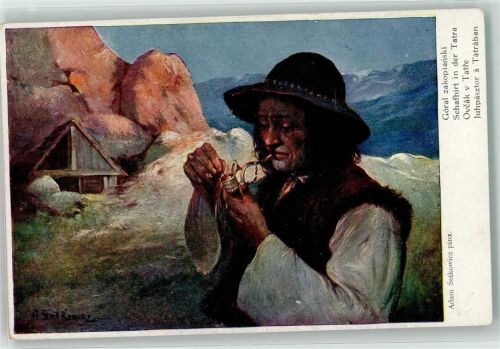 Adam Setkowicz Schafhirt in der Tatra Ser. 62 Nr 14