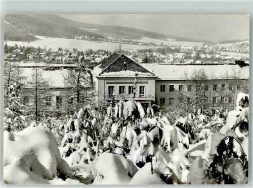 Tabarz FDGB-Erholungsheim Theo Neubauer im Schnee