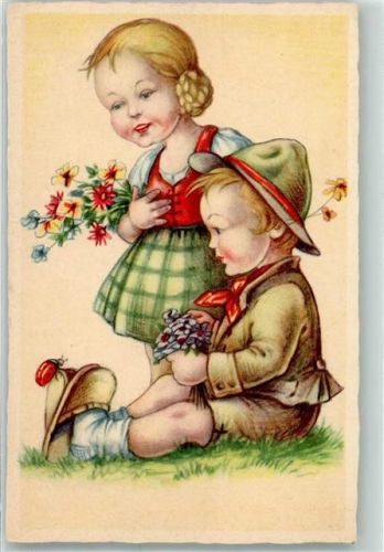 Kinder Blumen AT Nr.0824