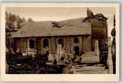 Montauban 1916 zerstörte Kirche
