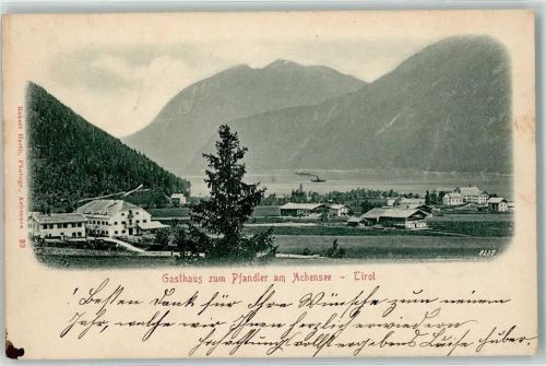 Pertisau 1900 Gasthaus zum Pfandler am Achensee