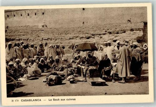 Casablanca Le Souk aux cuivres Marktszene