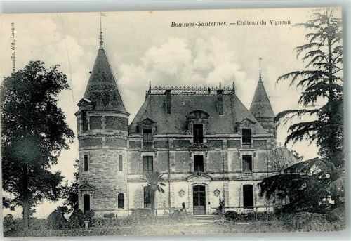Sauternes 1907 Chateau du Vigneau Bommes