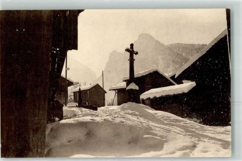 Sixt-Fer-a-Cheval Winter Kreuz Village de Maison Neuve
