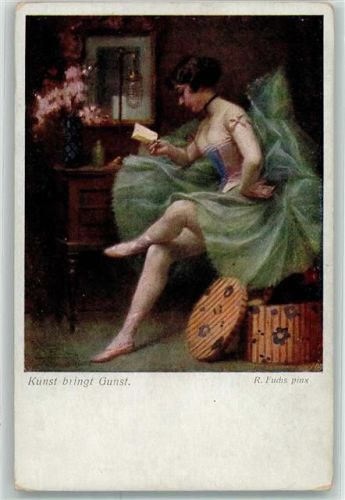 Frau Kunst bringt Gunst Wiener Kunst B.K.W.I. Nr. 1812