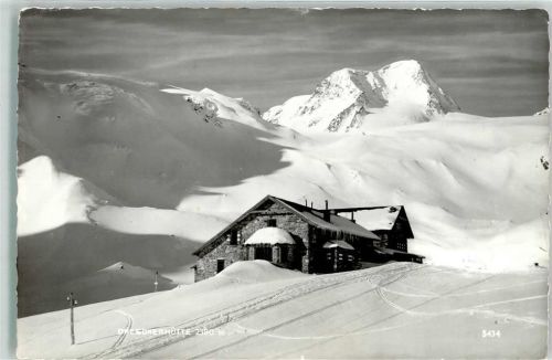 Dresdner Hütte Hüttenstempel Winter