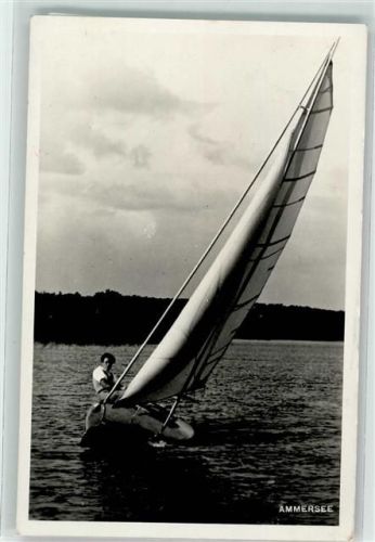 Dießen Segelboot Ort lt. Stempel