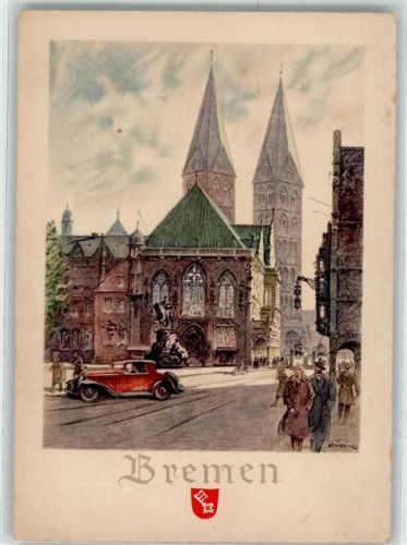 Bremen Deutsche Städtebilder signiert