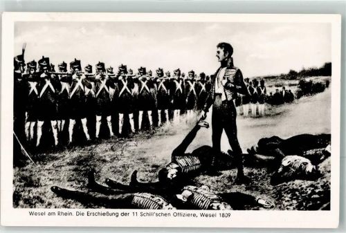 Wesel Die Erschießung der 11 Schill`schen Offiziere 1809