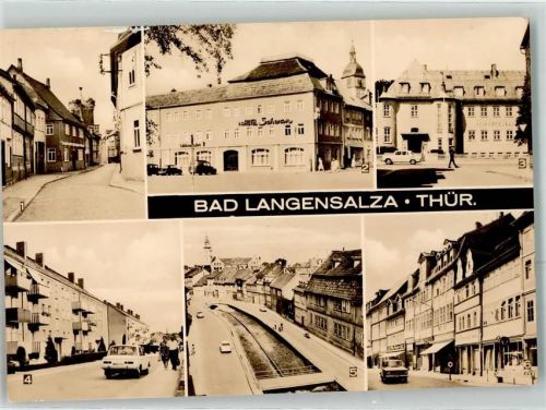 Bad Langensalza Hotel Schwan Schwefelbad Marktstraße Friedrich Hahn-Straße