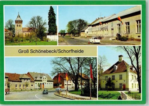 Groß Schönebeck Kirche Gasthaus Schorfheide Ernst-Thälmann- Straße Auto