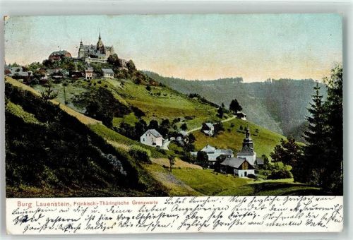 Lauenstein Burg Fränkisch Thüringische Grenzwarte Kirche