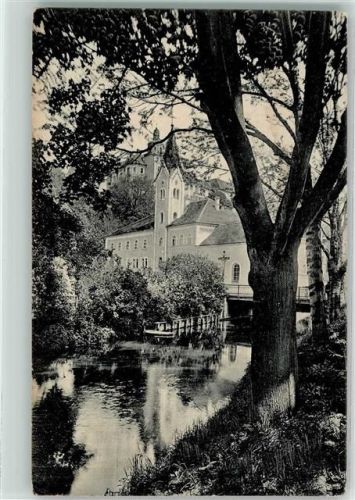 Freising 1921 Münchener Kapelle an der Moosach mit Dom St. Maria und St. Korbinian