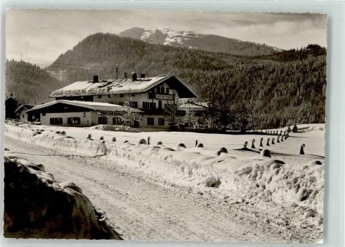 Reit im Winkl Winter Berggasthaus Feichtenhöf