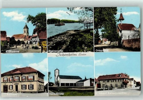Ichenheim Rathaus Reiseandenken Schaaf Neue Kirche