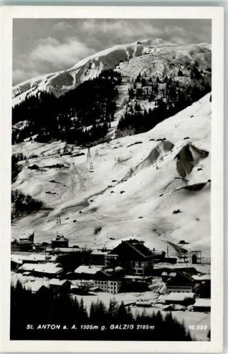 St. Anton sign. Risch-Lau