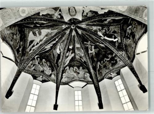 Niedereggenen Ev. Kirche Chorgewölbe Evangelistensymbole