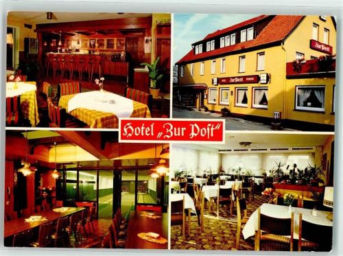 Hummersen Hotel zur Post Kegelbahn Gastraum