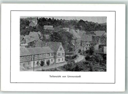 Ummerstadt Brückenstraße mit Kirche St. Bartholomäus